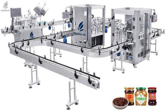 kopen Hoge snelheid energie-efficiëntie Sauce Automatische flesvuller Automatische vloeistofverpakkingsmachine online manufacture